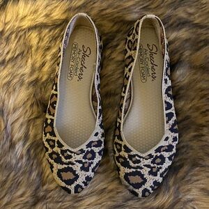 Skechers Women's Cleo Flat Animal Print